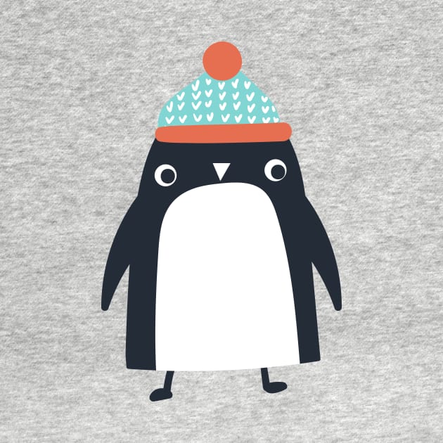 Beanie Penguin by JunkyDotCom